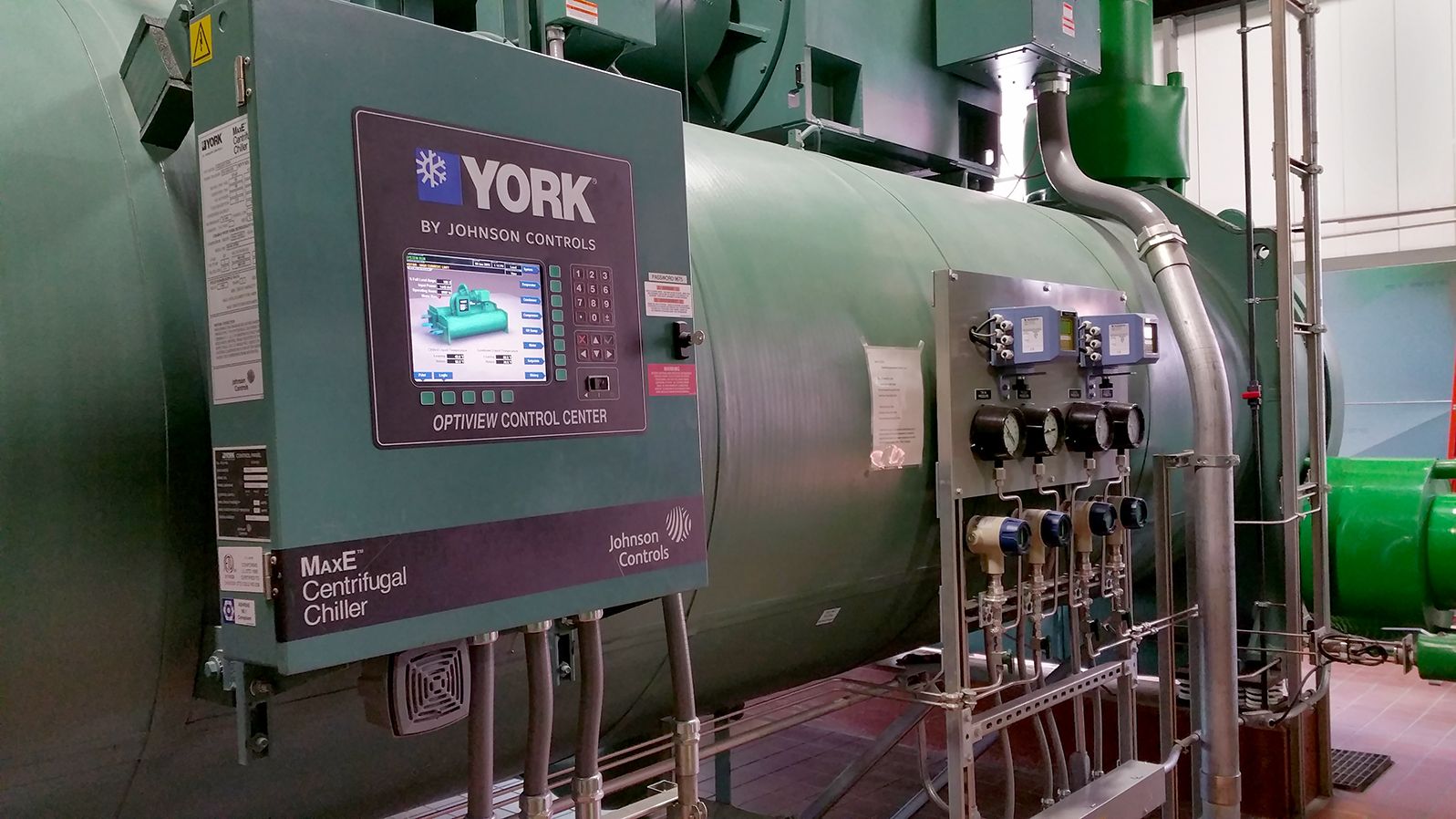 York chiller panel for automation